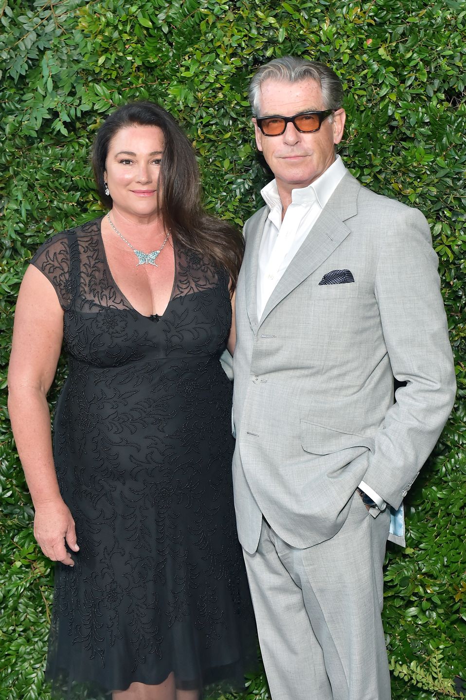 Keely Shaye Smith i Pierce Brosnan w 2018 r.