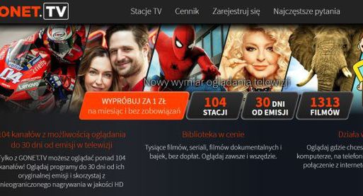 Gonet.TV proponouje 11 nowych kanałów i zwrot pieniędzy dla niezadowolonych