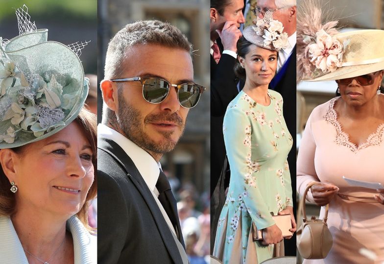 Pippa, Beckhamowie, Oprah... Goście na ślubie Harry'ego i Meghan Markle! (ZDJĘCIA)