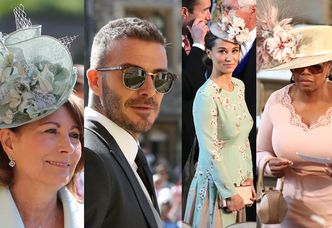 Pippa, Beckhamowie, Oprah, Clooneyowie... Goście na ślubie Harry'ego i Meghan Markle! (ZDJĘCIA)