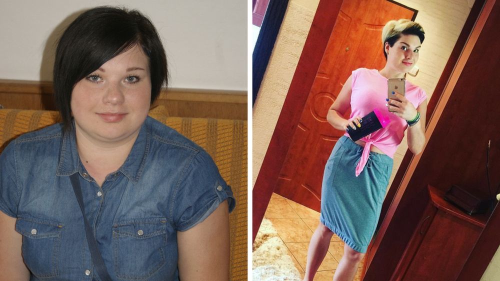 Ilona Pęcherek przed i po metamorfozie