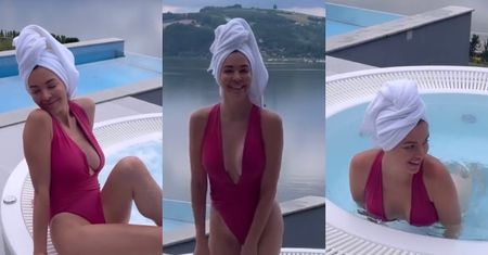 Anna Wendzikowska prezentuje wachlarz ponętnych póz w jacuzzi. Fani pieją z zachwytu: "Fiu, fiu, ale syrenka" (ZDJĘCIA)