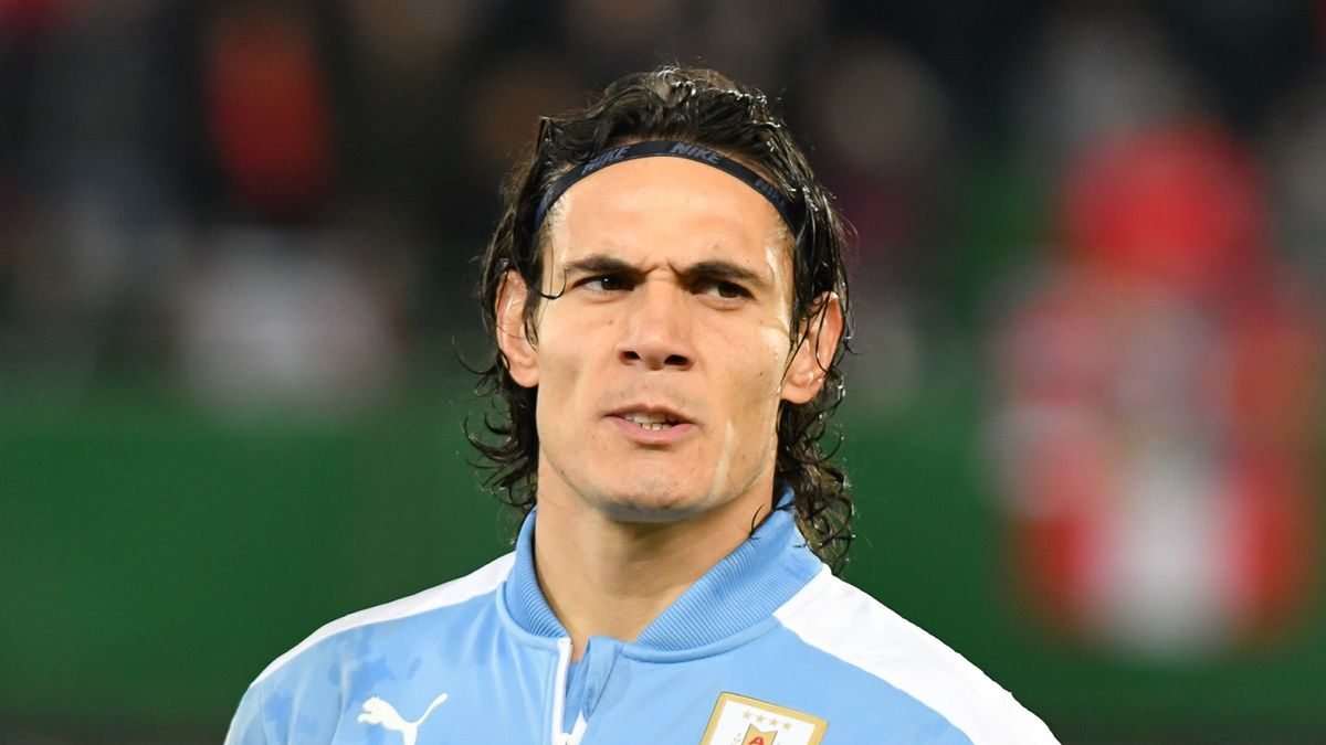 Edinson Cavani w barwach reprezentacji Urugwaju