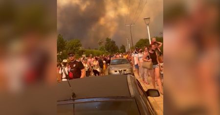 Porażające nagrania z Rodos. Raj zamienił się w piekło