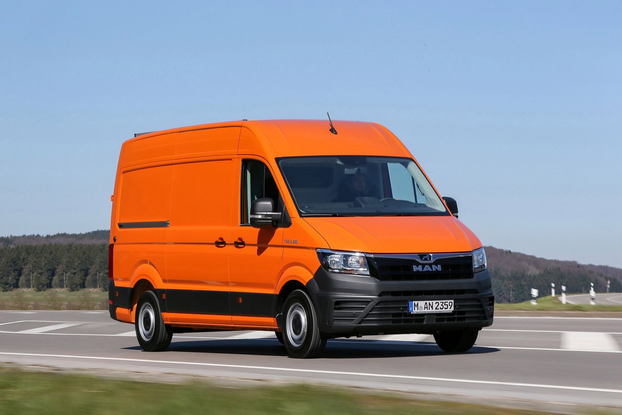 MAN TGE to Volkswagen Crafter z innym znaczkiem, przeznaczony dla innej grupy odbiorców.