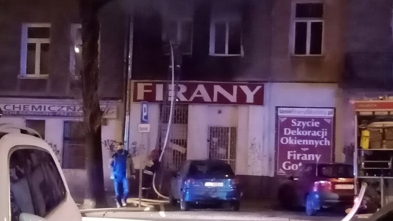 pożar mieszkania kamienica zamojska lublin