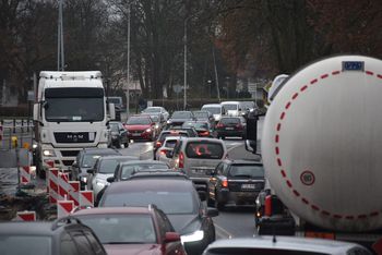 Znów korki w Krośnie Odrzańskim. Wraca ruch wahadłowy
