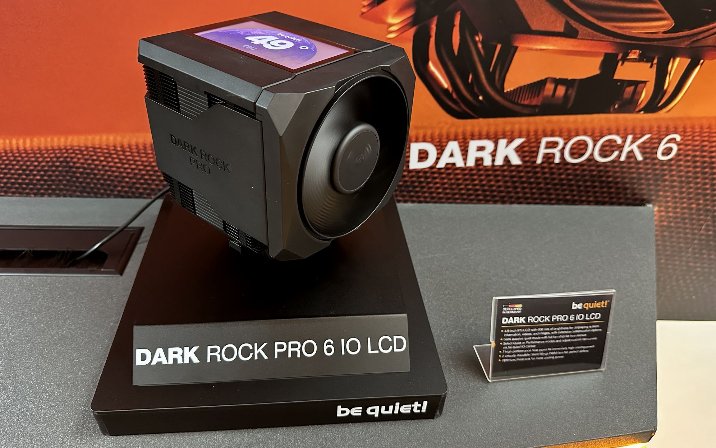 be quiet! na Computex 2026 - Dark Rock Pro 6 IO LCD