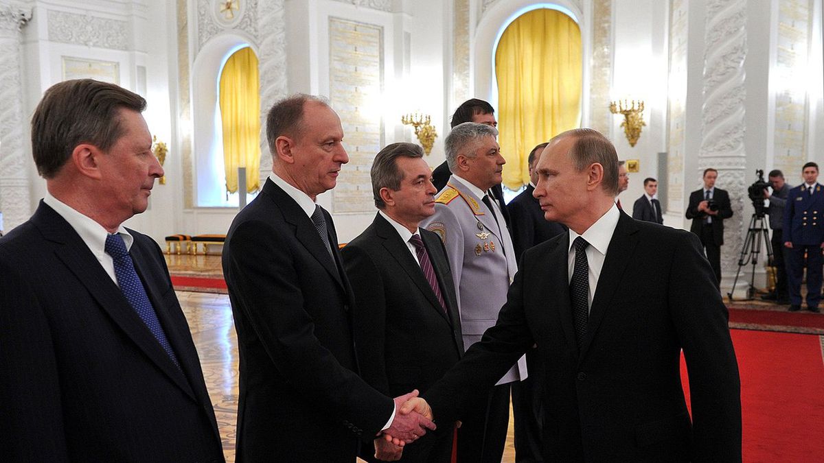 Władimir Putin i Nikołaj Patruszew