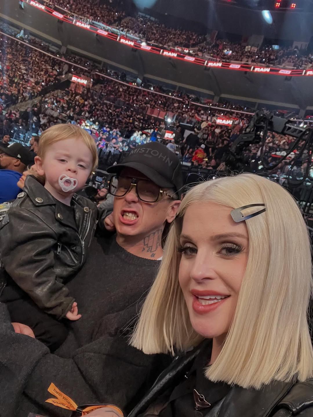 Kelly Osbourne i Sid Wilson z synem