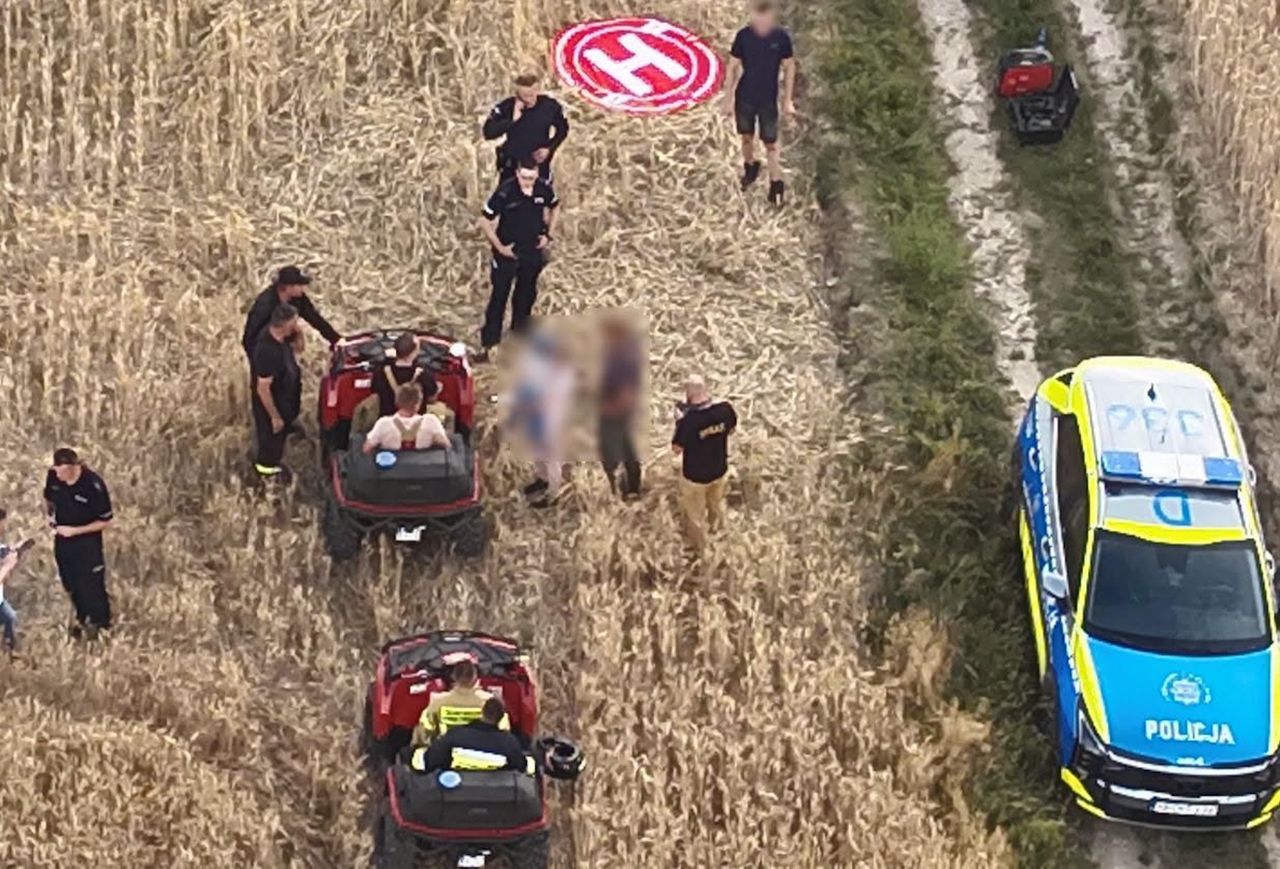 3,5-latek zaginął w lesie. Odnalazł go policjant