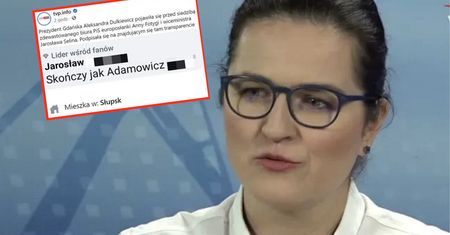 Napisał na Facebooku cztery słowa o Dulkiewicz. Gorzko tego pożałował