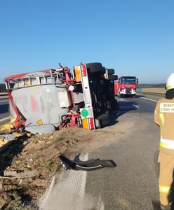 Wypadek cysterny na A2. Utrudnienia w ruchu