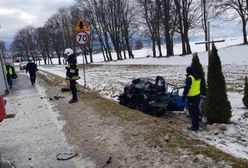 Tragiczny wypadek pod Biłgorajem. Nie żyją dwie osoby