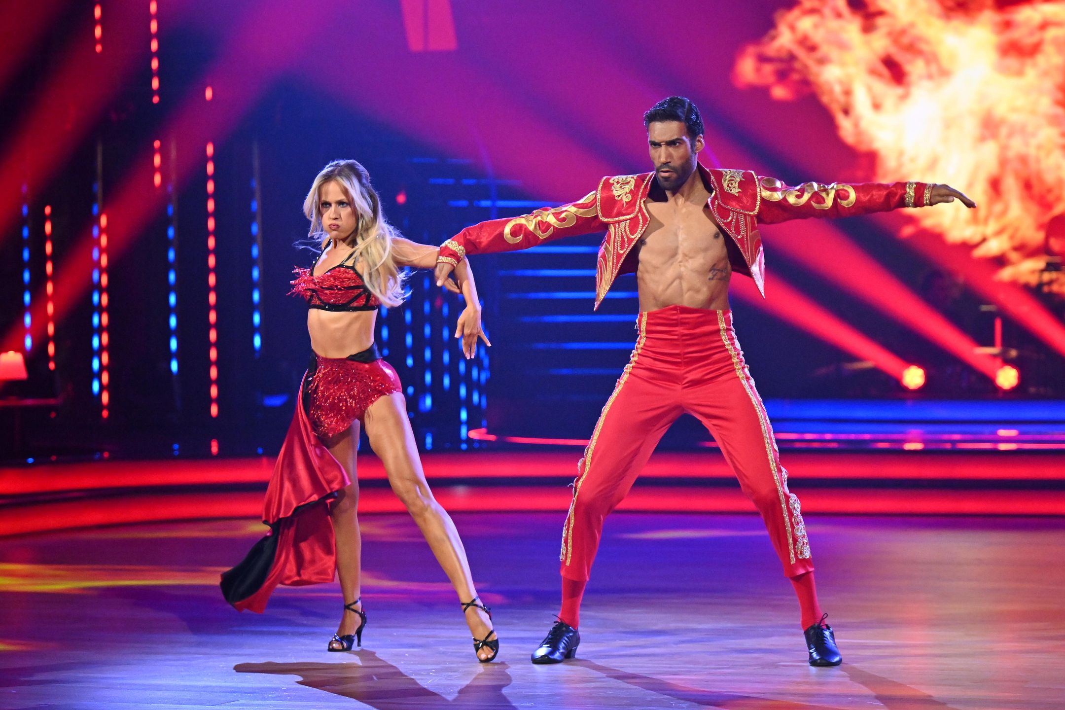 Gamou Fall i Magdalena Tarnowska