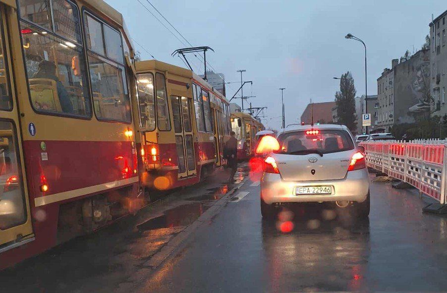 Wypadek na al. Politechniki