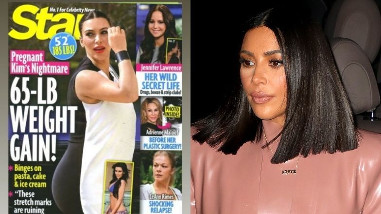 Kim Kardashian przypomina, jak tabloidy drwiły z jej ciążowej sylwetki