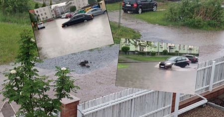 Kościerzyna zalana. Duże podtopienia po ulewie