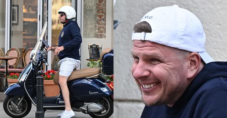 Filip Chajzer ruszył skuterem na lunch. 39-latkowi towarzyszyła TAJEMNICZA NIEZNAJOMA (ZDJĘCIA)