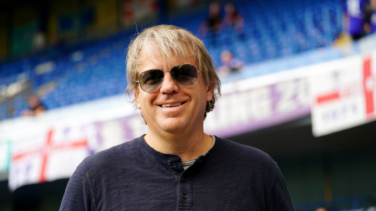 Prospective Chelsea owner Todd Boehly on the pitch after the Premier League match at Stamford Bridge, London. Picture date: Sunday May 22, 2022. (Photo by Adam Davy/PA Images via Getty Images)