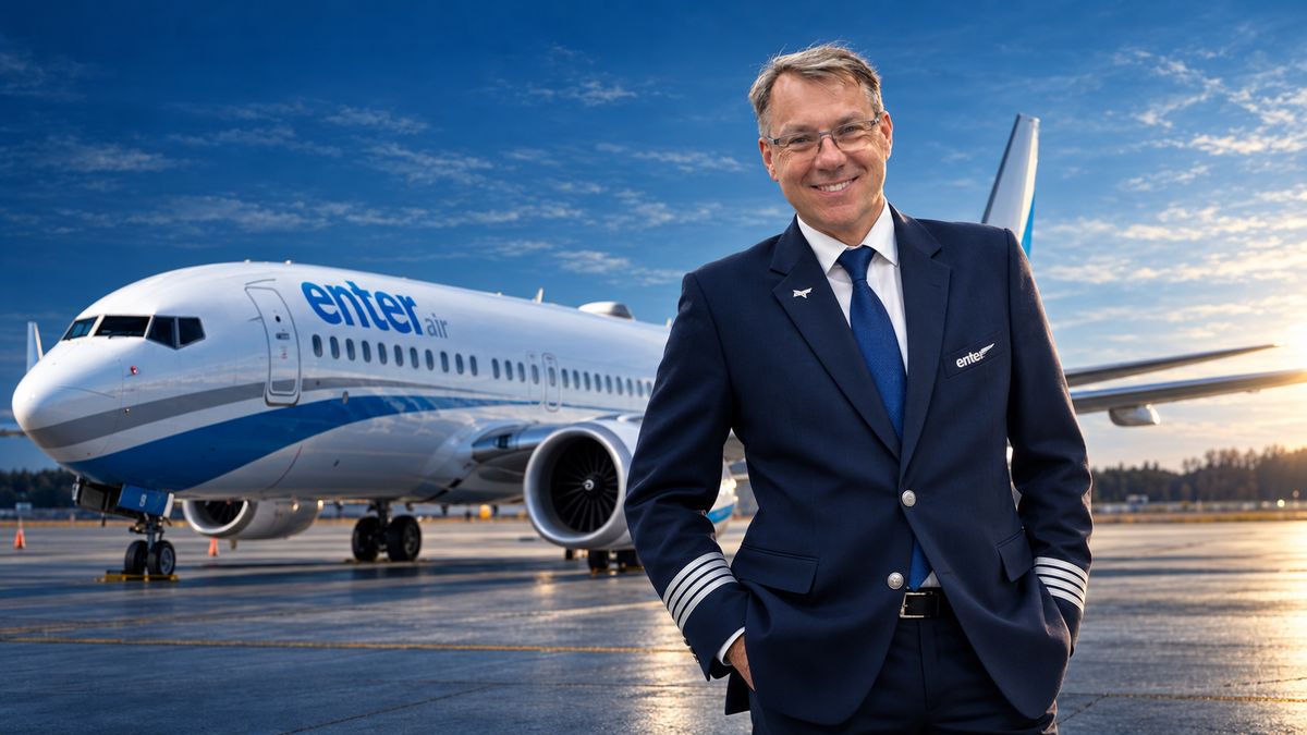 Marcin Kubrak, prezes Enter Air, kapitan samolotów pasażerskich