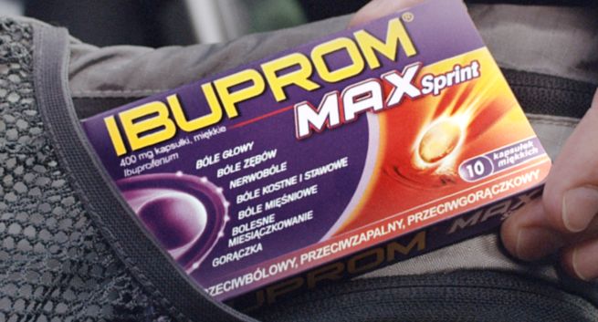 „Maksymalne uderzenie w ból” reklamuje Ibuprom Max Sprint (wideo)