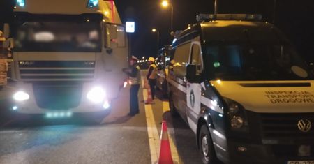 Wielka nocna kontrola ciężarówek. Zaskakujące, co inspektorzy ujawnili w trakcie akcji na A1