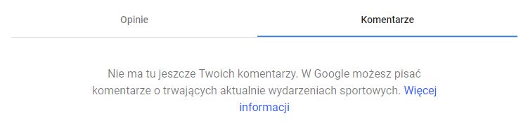 Google pozwala już przejrzeć historię swoich komentarzy i opinii.