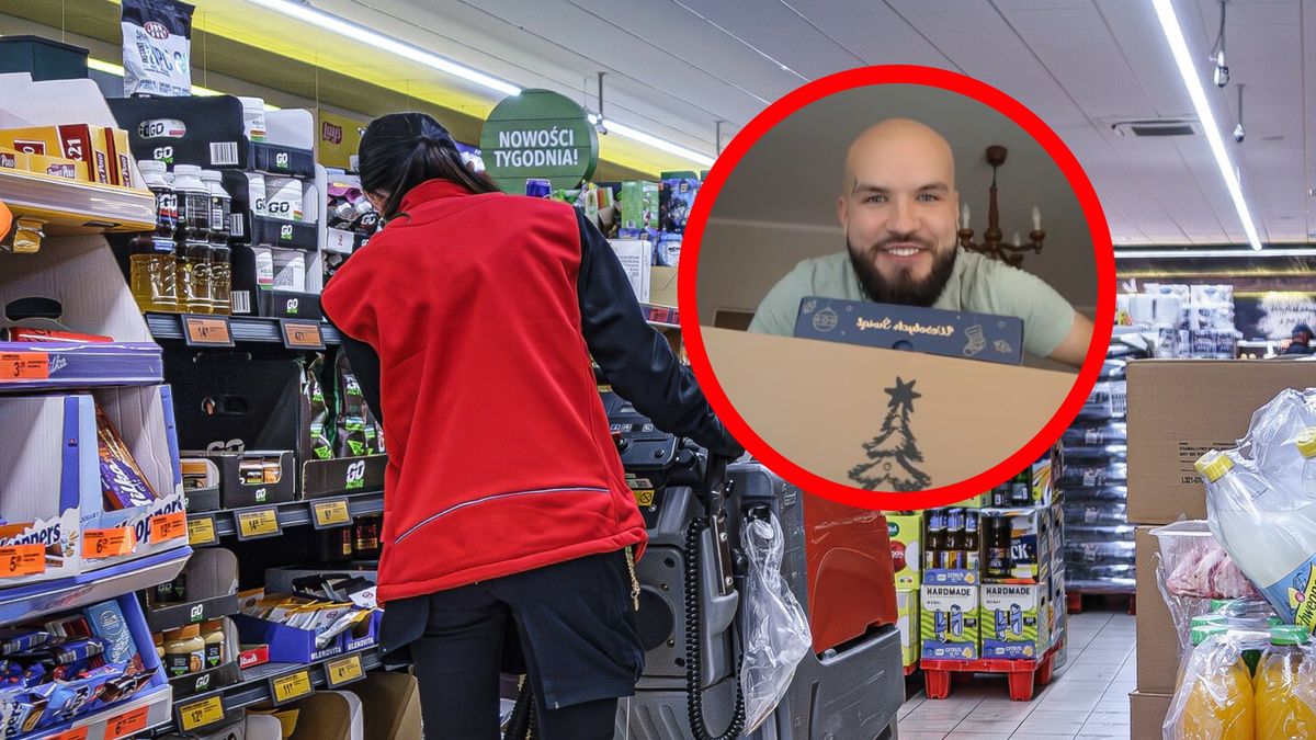 Prezent świąteczny z Biedronki