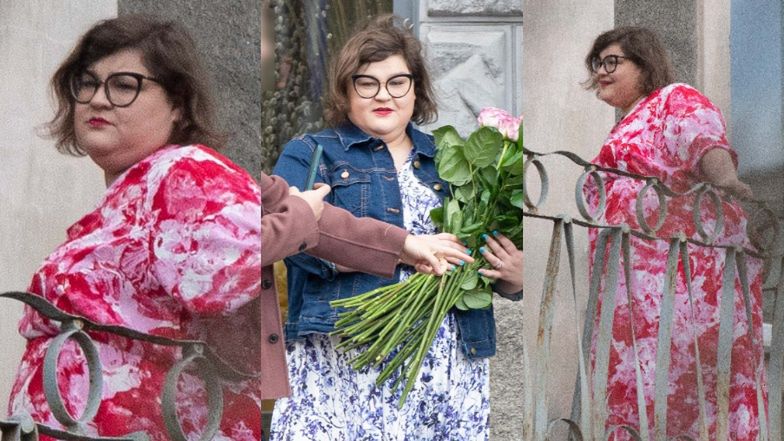 Dominika Gwit urządza sesję zdjęciową na balkonie