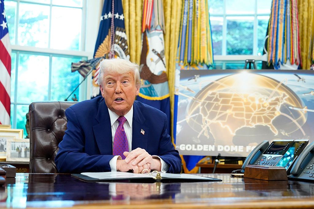 Trump ogłasza projekt Złotej Kopuły
