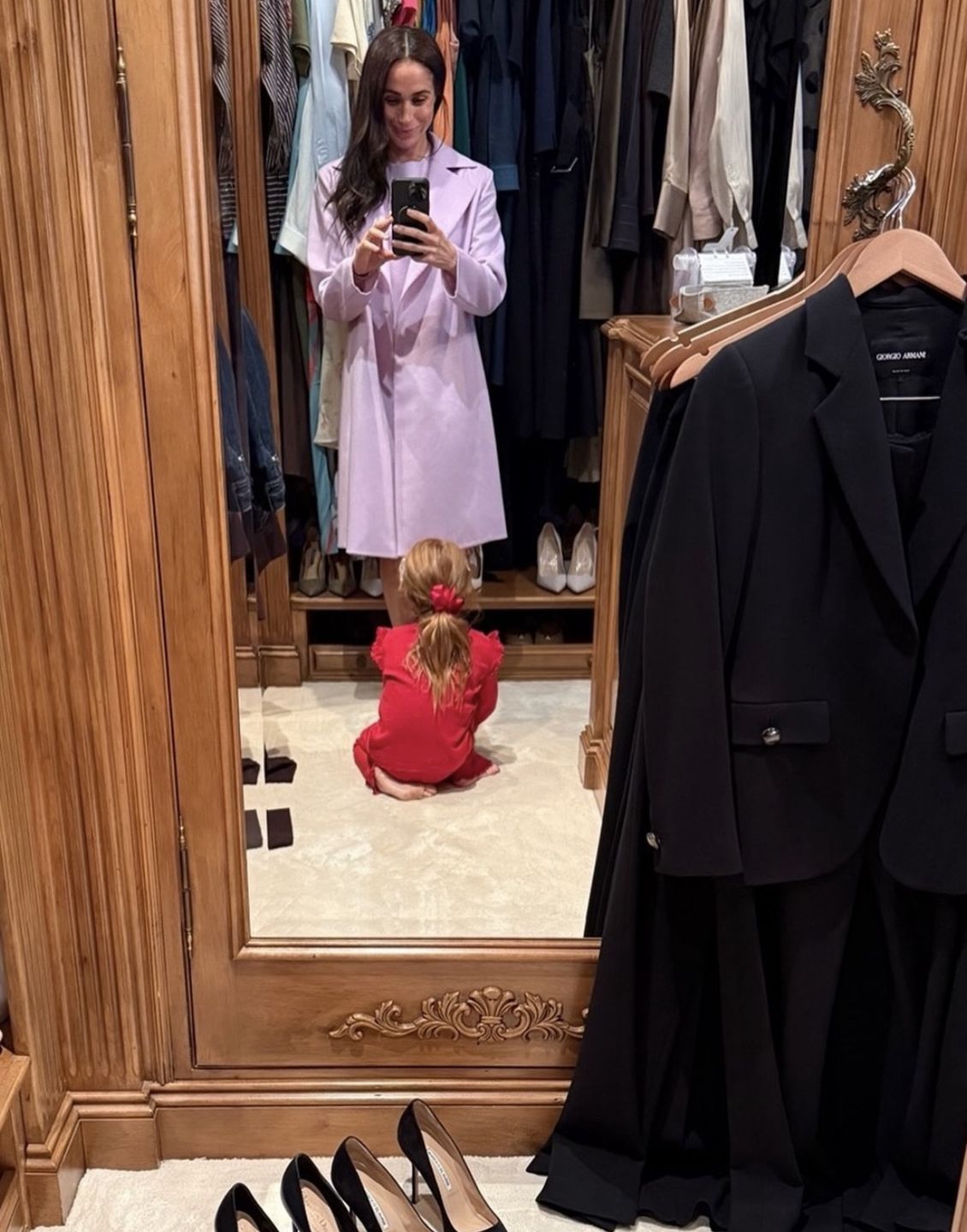 Meghan z córką Lilibeth