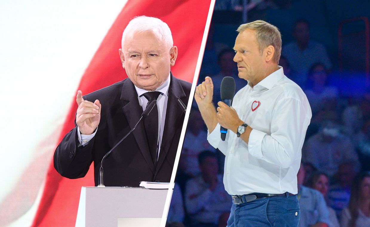 Jarosław Kaczyński Donald Tusk