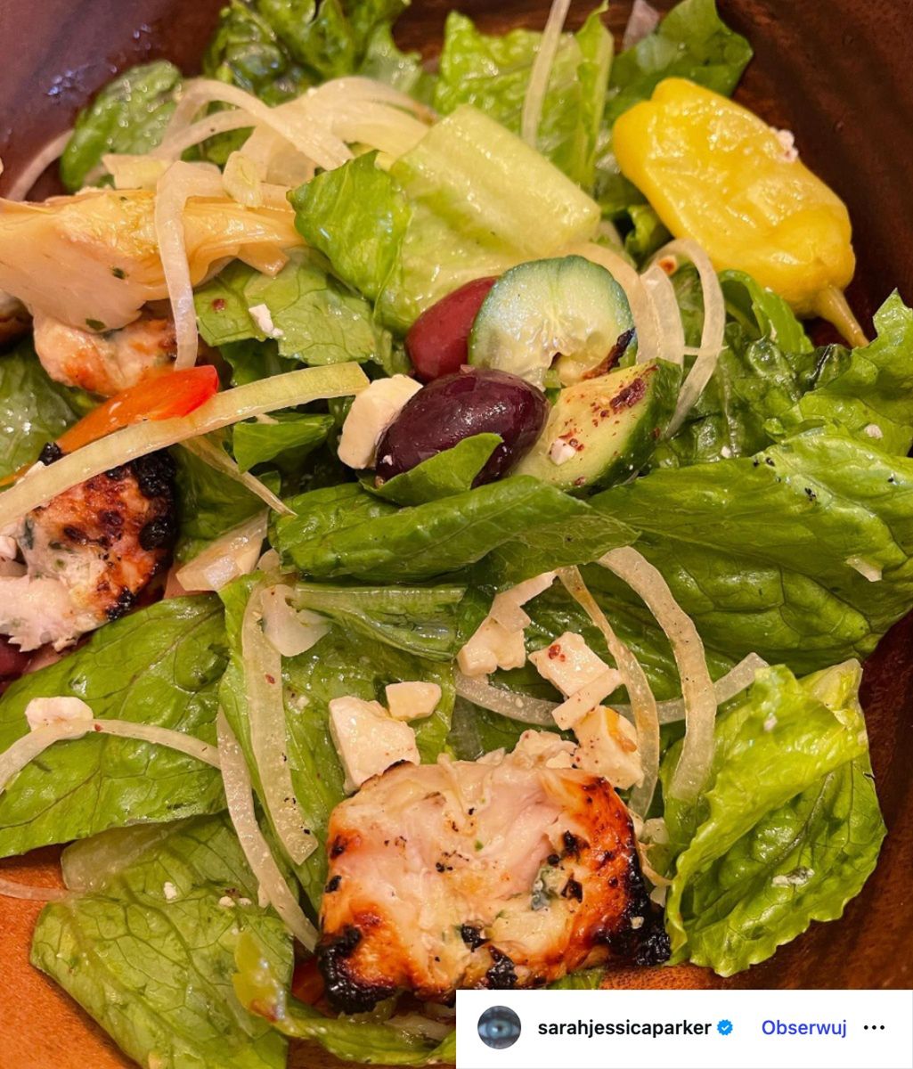 Sarah Jessica Parker pokazała swój posiłek