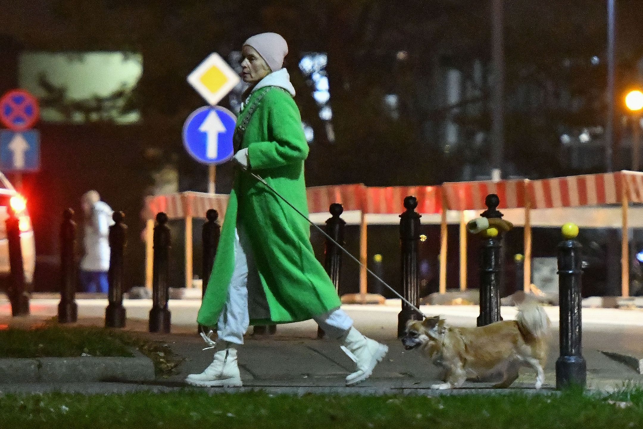 Małgorzata Foremniak z psem
