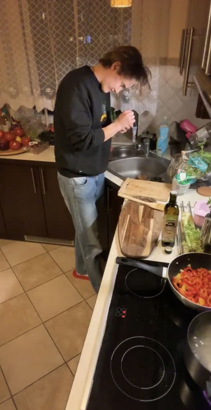 Wspólne gotowanie Katarzyny Zillmann i Janji Lesar