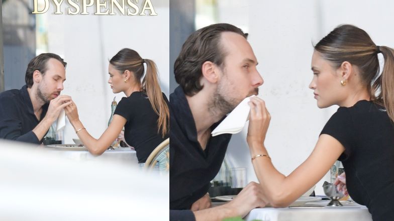 Aleksander Przetakiewicz zabrał dziewczynę modelkę do restauracji