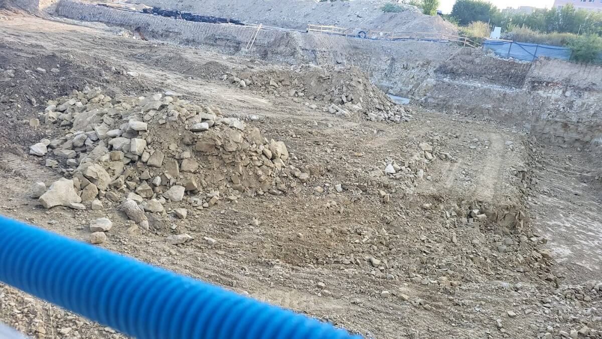 Pocisk na budowie przy ul. Wrońskiej