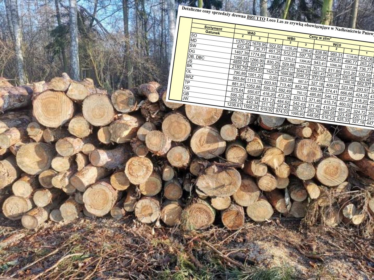 Wzrosły ceny drewna opałowego. Ważne zapewnienie leśników
