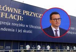 Kuriozalny baner NBP. Morawiecki zabrał głos