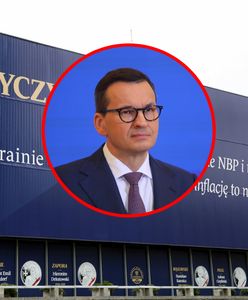 Kuriozalny baner NBP. Morawiecki zabrał głos