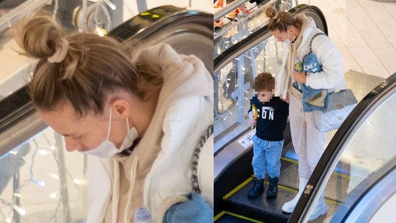 Izabela Janachowska buszuje po galerii handlowej w SKARPETKACH ZA 700 ZŁOTYCH