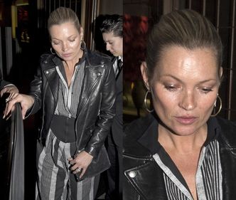 Kate Moss wychodzi z imprezy