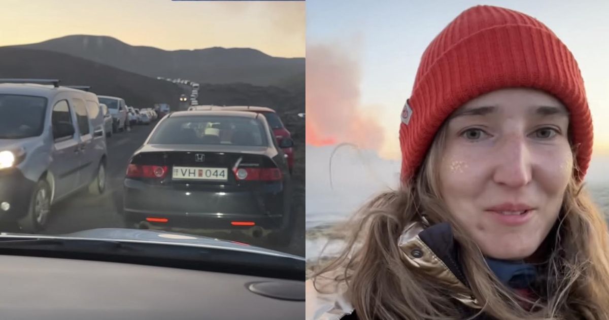 Erupcja na Islandii przyciągnęła turystów