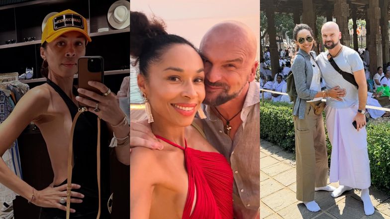 Tak wyglądały wakacje Omeny Mensah i Rafała Brzoski na Sri Lance