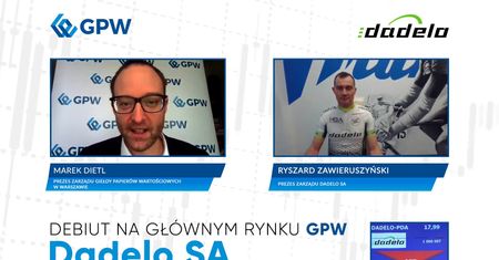 Dadelo debiutuje na giełdzie. Akcje na niewielkim minusie