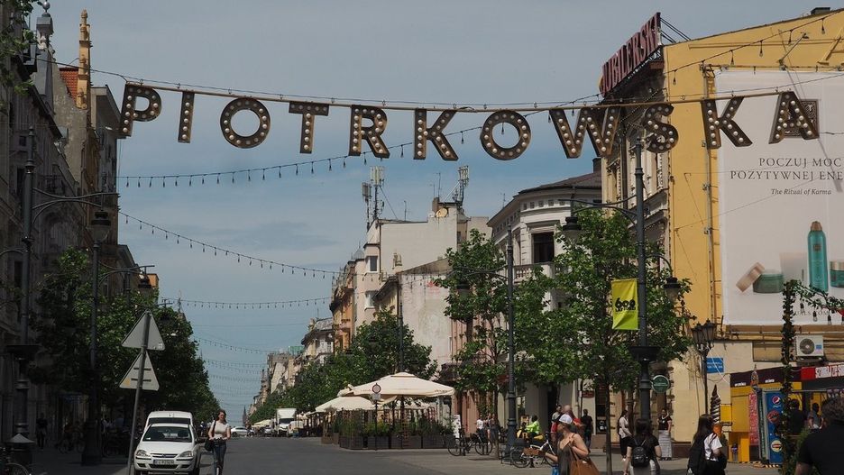 Ulica Piotrkowska w Łodzi