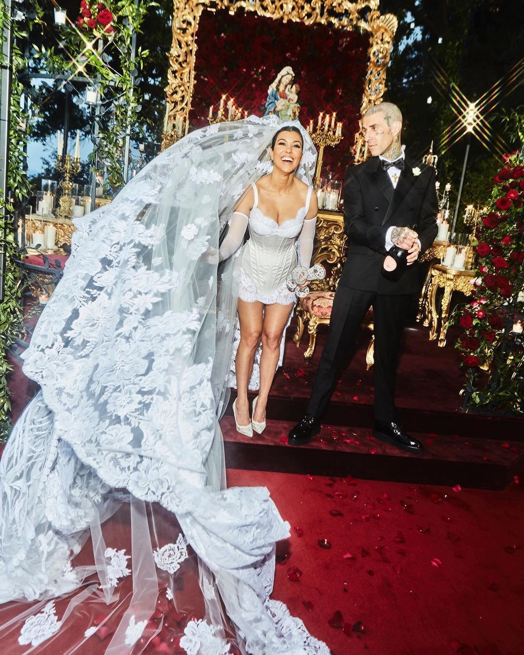 Ślub Kourtney Kardashian i Travisa Barkera