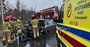 Warszawa: Auto uderzyło w tył autobusu. Wśród rannych roczne dziecko