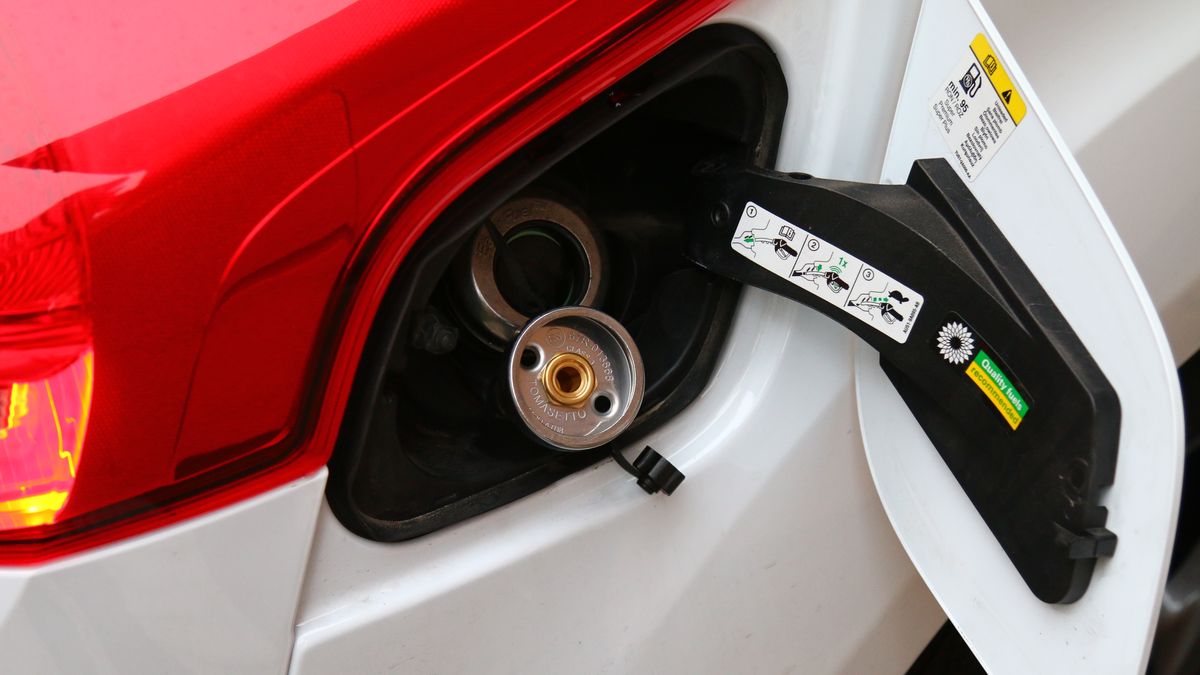 Samochód z instalacją LPG